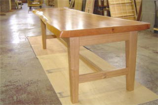 欅食卓テーブル脚