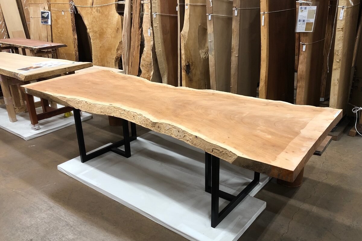 ライ様専用 天然木 無垢材 一枚板 玉杢 テーブル 花台