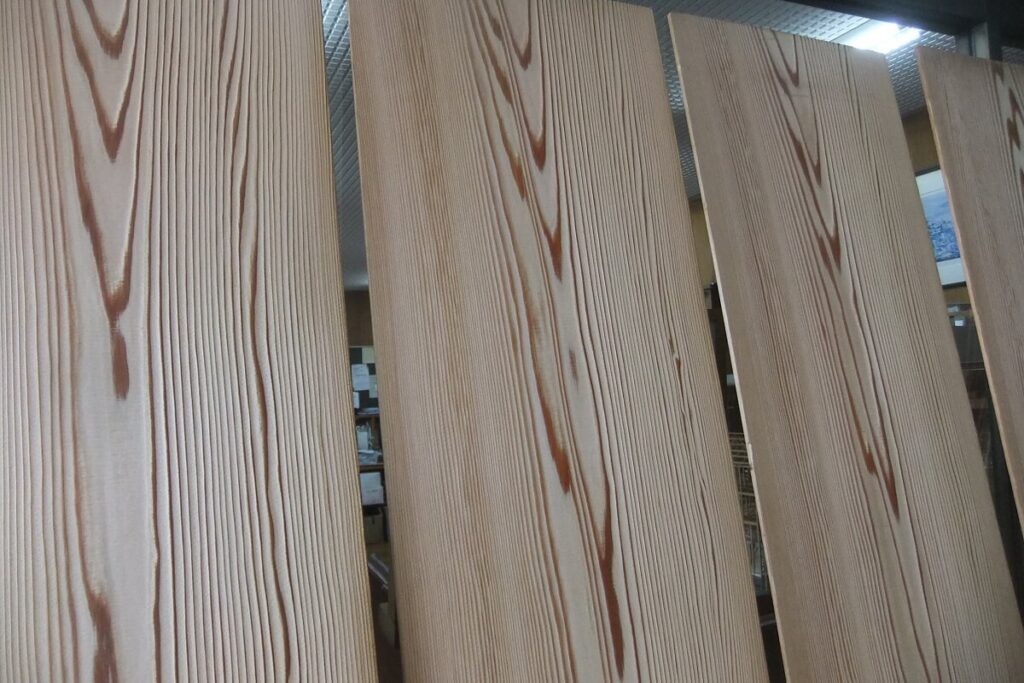 天然秋田杉赤無垢天井板